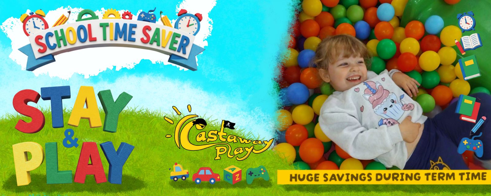Stay and play, huge savings during term time Stay and play, huge savings during term time