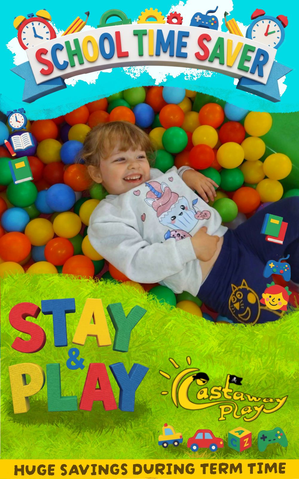 Stay and play, huge savings during term time Stay and play, huge savings during term time