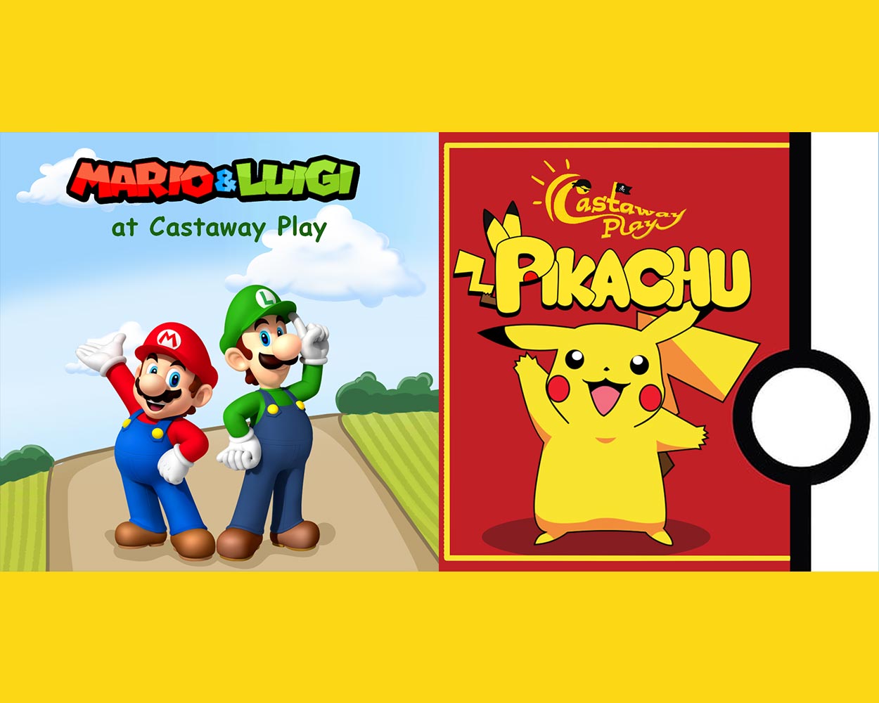 Mario pikachu castaway play