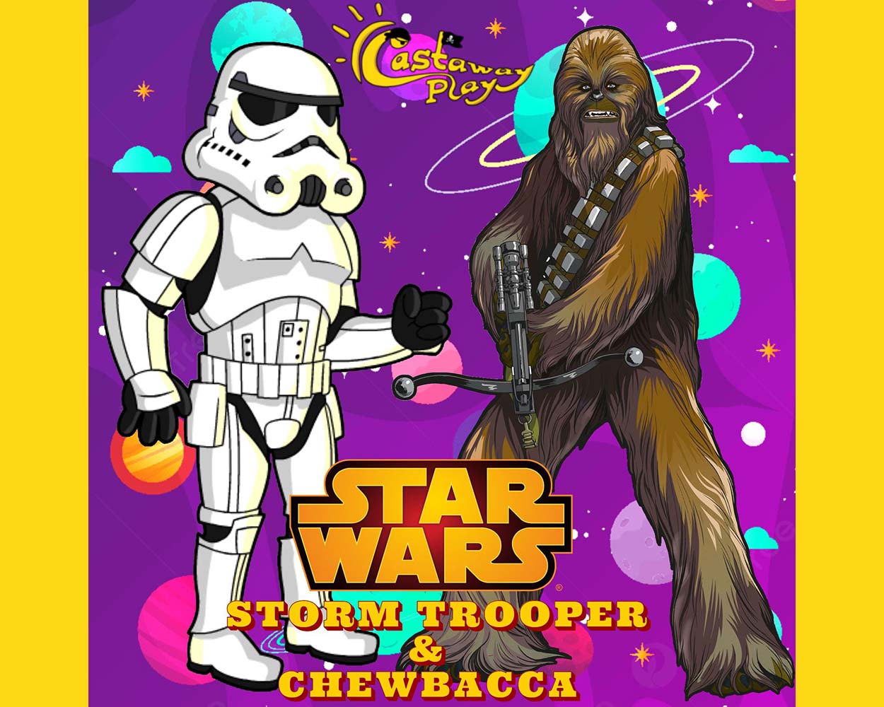 Stormtrooper & Chewbacca