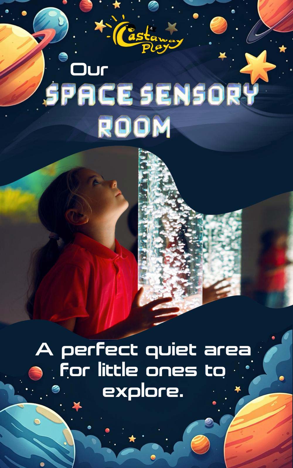 Sensory room at Castaway Play