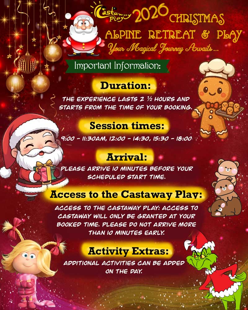 Alpine Retreat important information